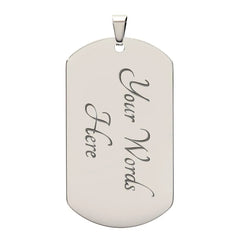 Believe In Yourself - Dog Tag Necklace ShineOn Fulfillment