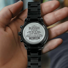 Blessed Is the One (Psalm 11-3 NIV) – Men's Watch ShineOn Fulfillment