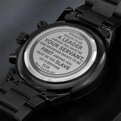 Whoever Wants to Be a Leader (Mark 1043) – Men's Watch ShineOn Fulfillment