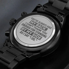Groomsman You've Always Had My Back – Men's Watch ShineOn Fulfillment