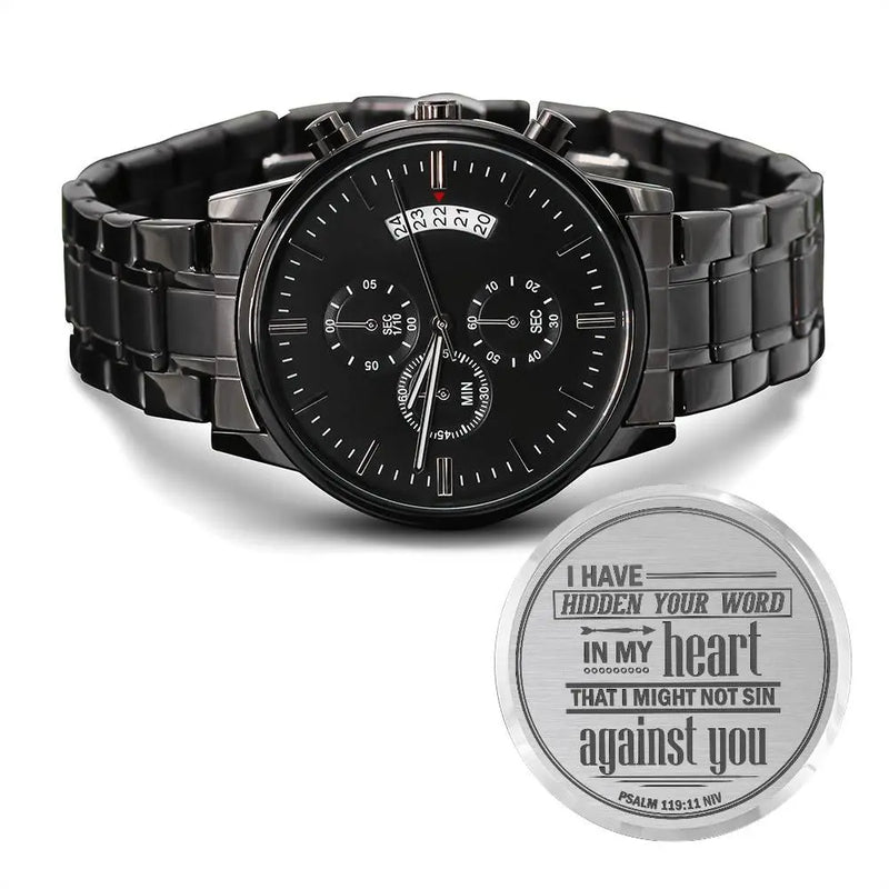 I Have Hidden Your Word (Psalm 11911) – Men's Watch ShineOn Fulfillment