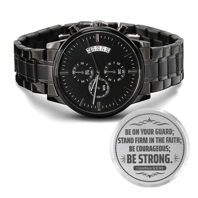 Be on Your Guard (1 Corinthians 1613 NIV) – Men's Watch ShineOn Fulfillment