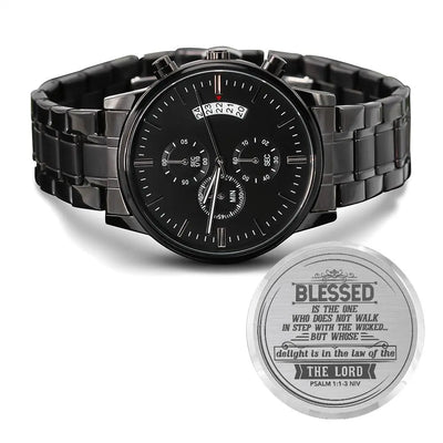 Blessed Is the One (Psalm 11-3 NIV) – Men's Watch ShineOn Fulfillment