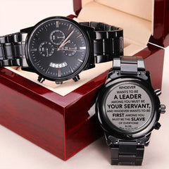 Whoever Wants to Be a Leader (Mark 1043) – Men's Watch ShineOn Fulfillment