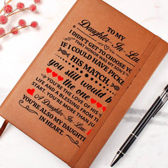 To My Daughter-in-Law Honor – Leather Journal ShineOn Fulfillment