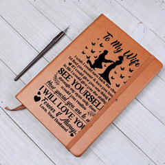 To My Wife Sooner – Leather Journal ShineOn Fulfillment