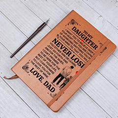 To My Daughter Promise – Leather Journal ShineOn Fulfillment