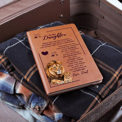 To My Daughter Your Crown – Leather Journal ShineOn Fulfillment