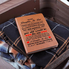 To My Daughter-in-Law Honor – Leather Journal ShineOn Fulfillment