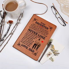 To My Daughter Promise – Leather Journal ShineOn Fulfillment
