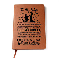 To My Wife Sooner – Leather Journal ShineOn Fulfillment