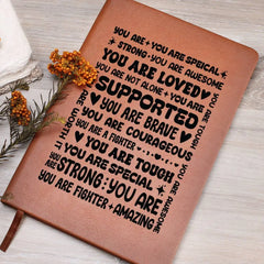 Encouragement – Leather Journal ShineOn Fulfillment