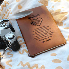 So Proud Of You - Leather Journal ShineOn Fulfillment