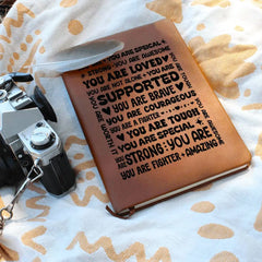 Encouragement – Leather Journal ShineOn Fulfillment