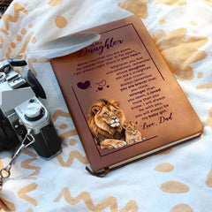 To My Daughter Your Crown – Leather Journal ShineOn Fulfillment