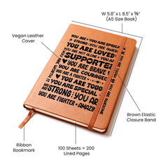 Encouragement – Leather Journal ShineOn Fulfillment