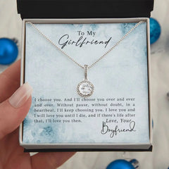 To My Girlfriend - Eternal Hope Necklace ShineOn Fulfillment