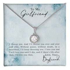 To My Girlfriend - Eternal Hope Necklace ShineOn Fulfillment