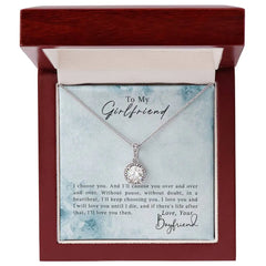 To My Girlfriend - Eternal Hope Necklace ShineOn Fulfillment