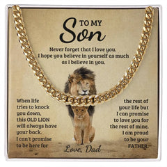 Never Forget - Cuban Link Chain ShineOn Fulfillment