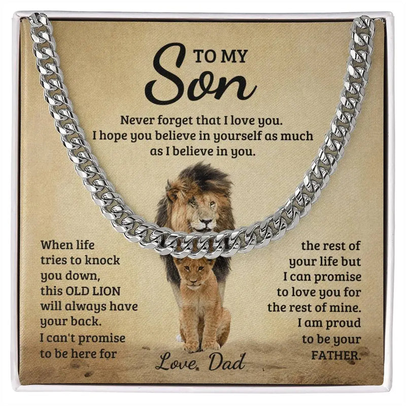 Never Forget - Cuban Link Chain ShineOn Fulfillment