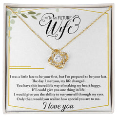 Future Wife - Love Knot Necklace ShineOn Fulfillment