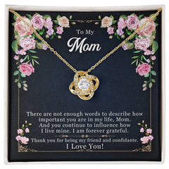 Forever Grateful - Love Knot Necklace ShineOn Fulfillment
