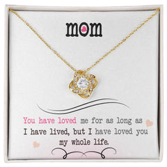 My Whole Life - Love Knot Necklace ShineOn Fulfillment