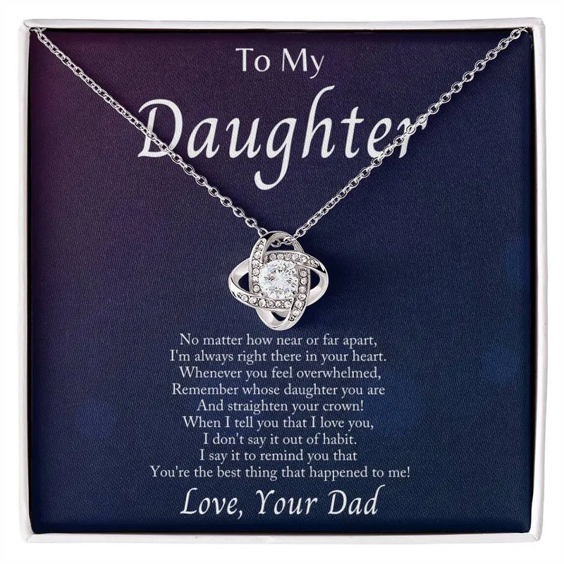 Im Always With You - Love Knot Necklacec ShineOn Fulfillment