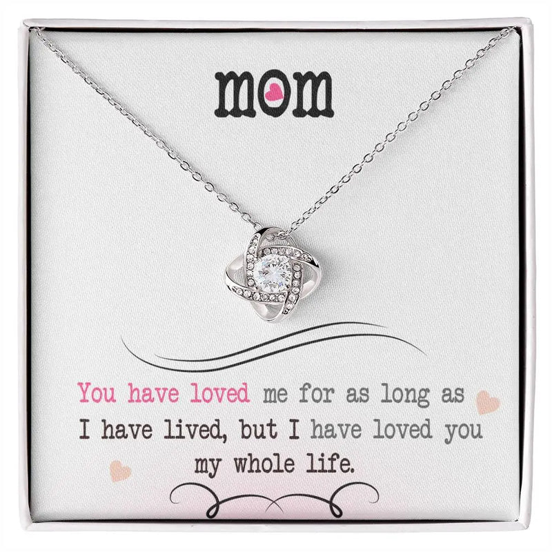 My Whole Life - Love Knot Necklace ShineOn Fulfillment
