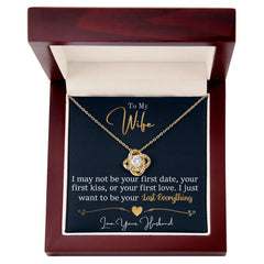 To My Last Everything - Love Knot Necklace ShineOn Fulfillment