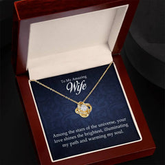 To My Amazing Wife - Love Knot Necklace ShineOn Fulfillment