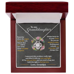 Keep Me In Your Heart - Love Knot Necklace ShineOn Fulfillment