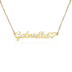 Classic Heart Style Name Necklace ShineOn Fulfillment