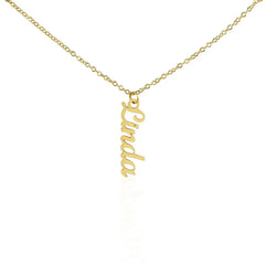 Classic Vertical Name Necklace ShineOn Fulfillment