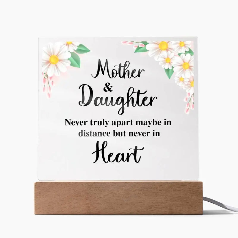 To My Daughter Distance – Acrylic Square ShineOn Fulfillment