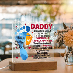 When I Was Small and Sweet - Acrylic Square ShineOn Fulfillment