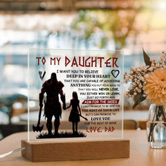 To My Daughter Skies – Acrylic Square ShineOn Fulfillment