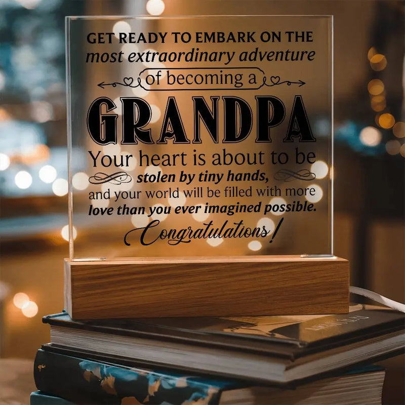 Grandpa – Acrylic Square ShineOn Fulfillment