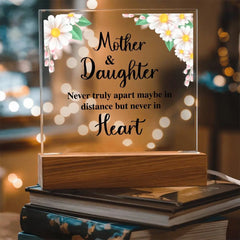 To My Daughter Distance – Acrylic Square ShineOn Fulfillment
