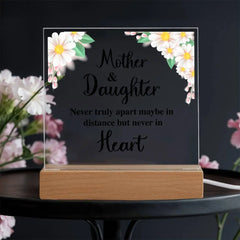 To My Daughter Distance – Acrylic Square ShineOn Fulfillment