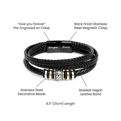 Love You Forever Will Never Lose (To My Grandson) – Bracelet ShineOn Fulfillment
