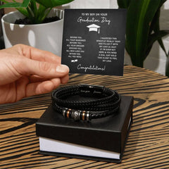 To My Boy Graduation Dreams (Love You) – Bracelet ShineOn Fulfillment