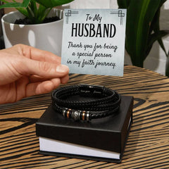Being Special - Mens Leather Bracelet ShineOn Fulfillment