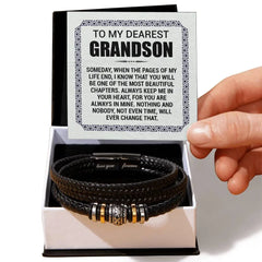 Pages of My Life Love You Forever (To My Grandson) – Bracelet ShineOn Fulfillment