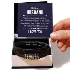 Your Love is not Just a Feeling - Means Leather Bracelet ShineOn Fulfillment