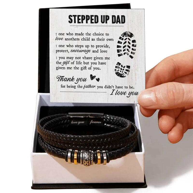 To My Stepdad Gift of Life – Bracelet ShineOn Fulfillment