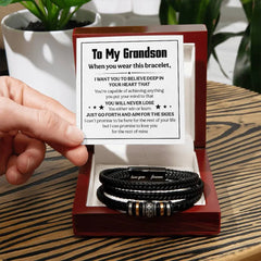 Love You Forever Believe Deep (To My Grandson) – Bracelet ShineOn Fulfillment
