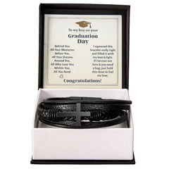 To My Boy Graduation Memories (Love You Forever) – Cross Bracelet ShineOn Fulfillment