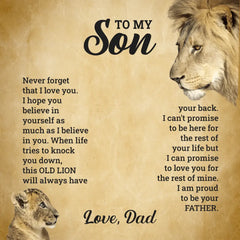 To My Son - Cross Bracelet ShineOn Fulfillment